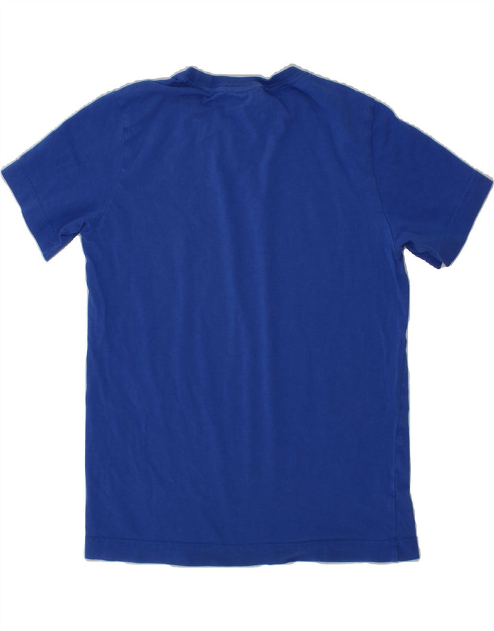 ADIDAS Boys Graphic T-Shirt Top 9-10 Years Blue Vintage Adidas and Second-Hand Adidas from Messina Hembry 
