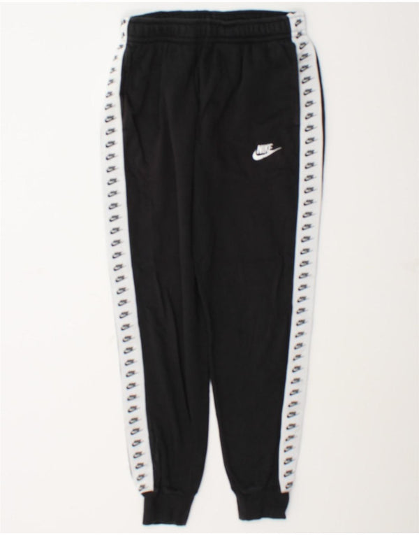 Nike Herre grafisk træningsdragt Bukser Joggers Small Black Colourblock Bomuld