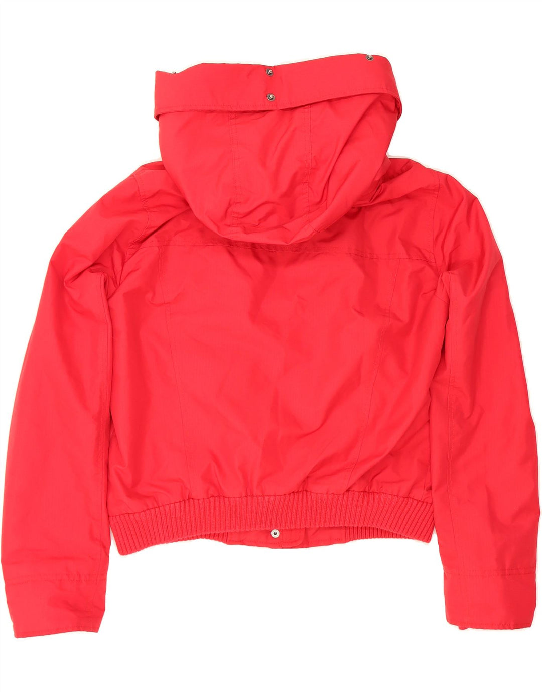 HOLLISTER Womens Hooded Bomber Jacket UK 18 XL Red Polyester Vintage Hollister and Second-Hand Hollister from Messina Hembry 