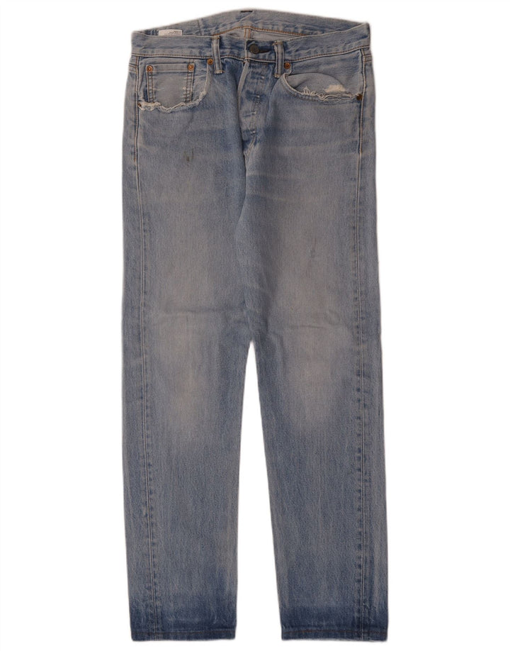 LEVI'S Herre 501 CT Straight Jeans W30 L30 Blå Bomuld