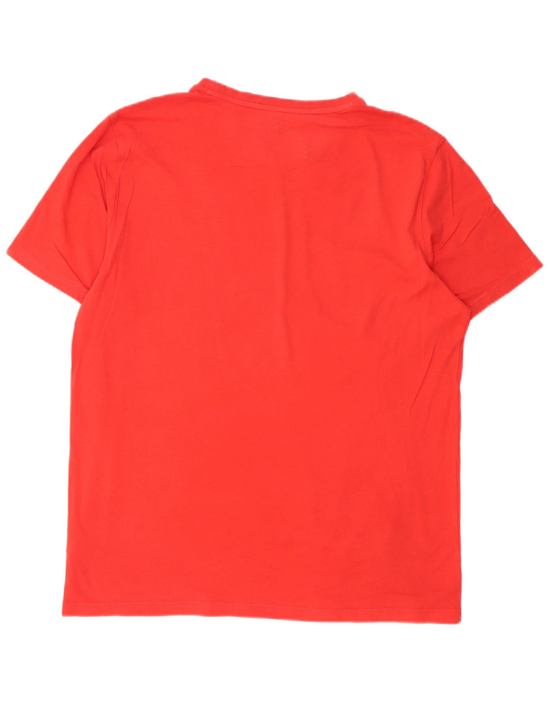 Puma Herre Grafisk T-Shirt Top Stor Rød Bomuld