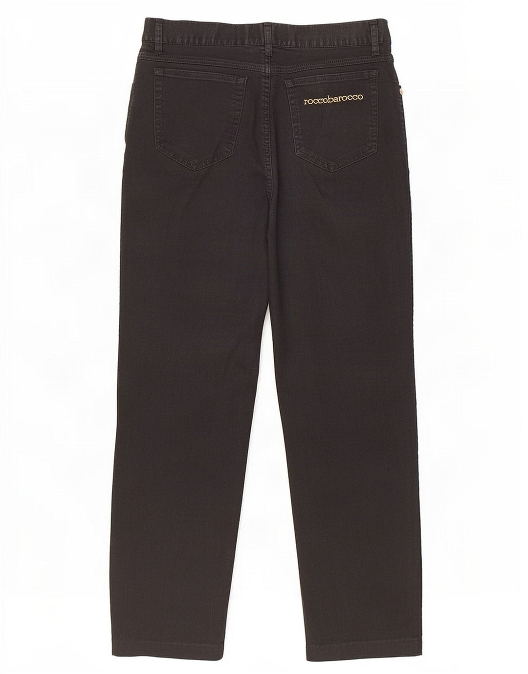Roccobarocco Dame Cropped Trousers W38 L25 Sort