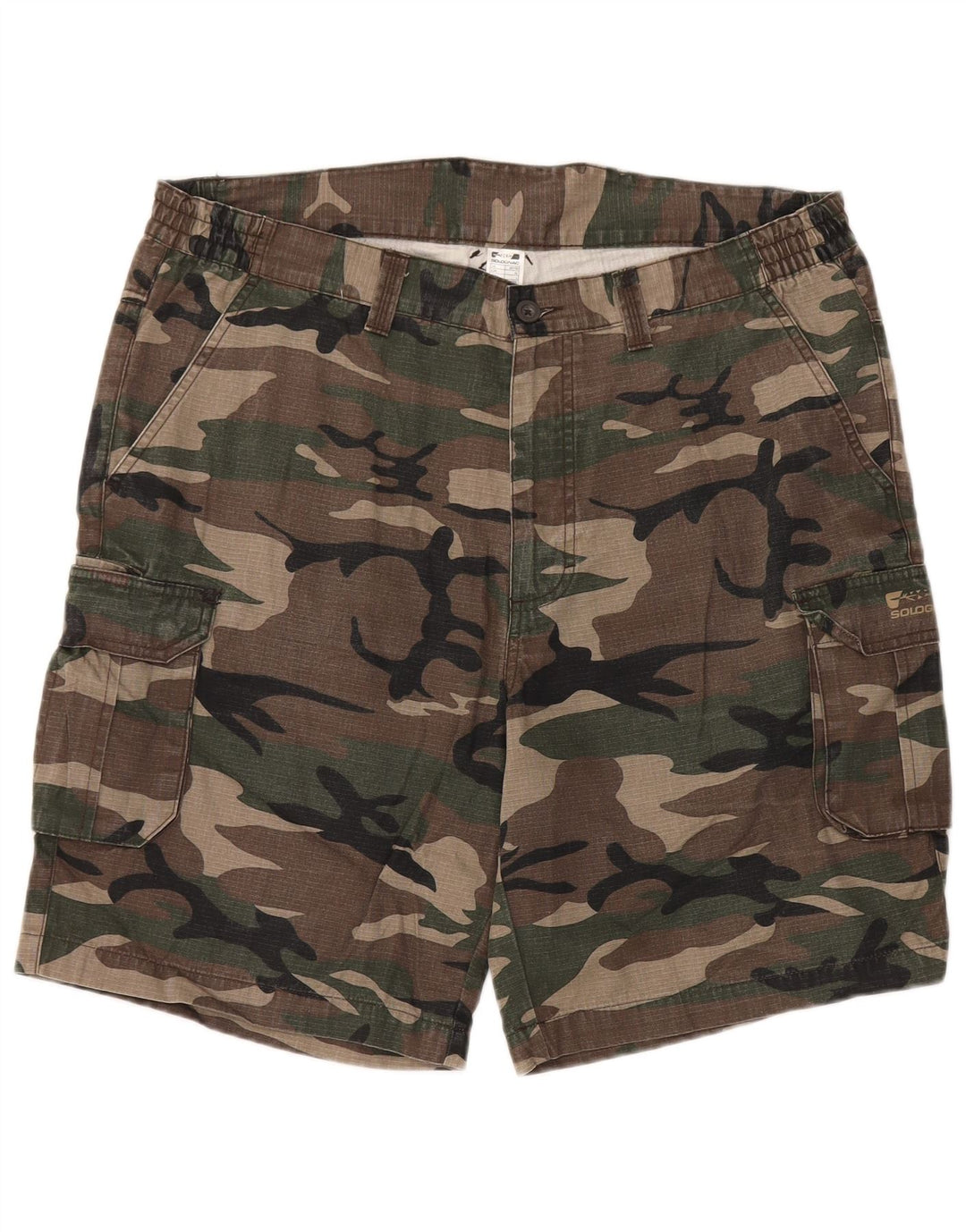 Solognac Herre Cargo Shorts XL W38 Brun Bomuld