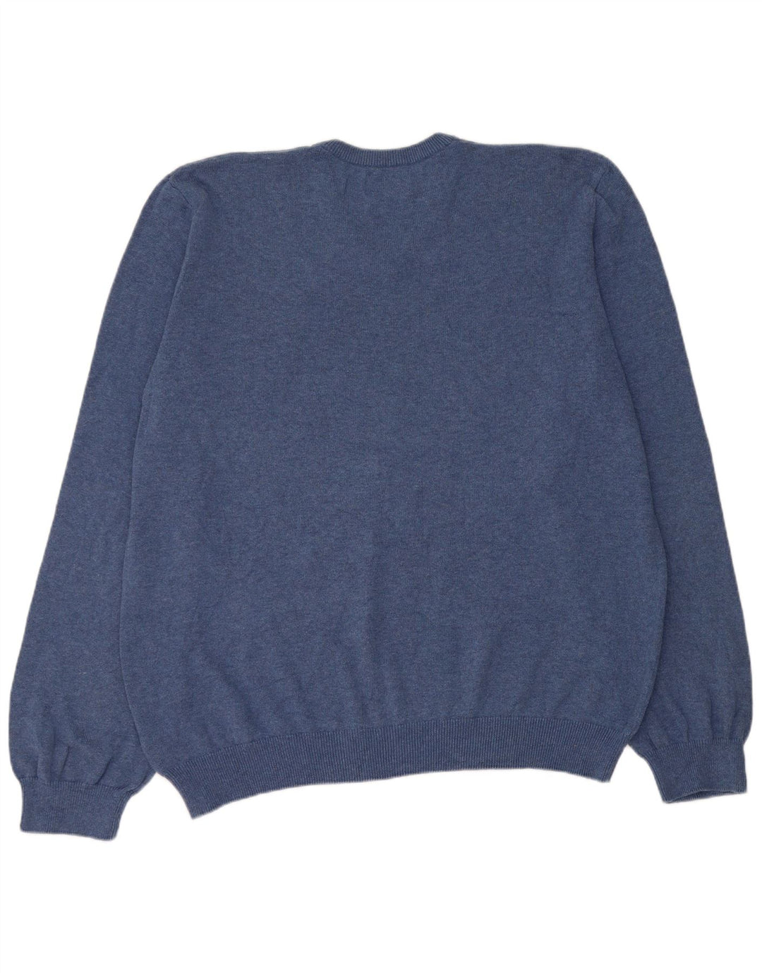 Marks & Spencer Herre V-hals sweater 2XL Blå Bomuld