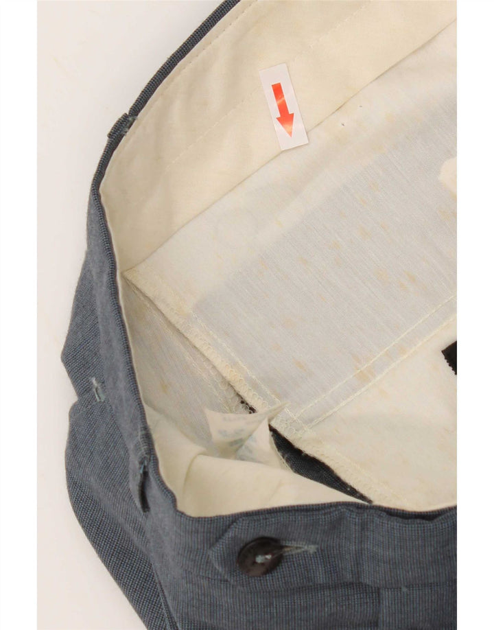 Farah Herre Pegged Suit Bukser W32 L29 Blå Polyester