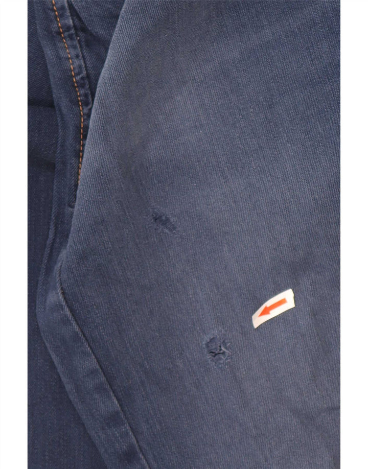 Calvin Klein Herre Bootcut Jeans W33 L30 Marineblå Bomuld