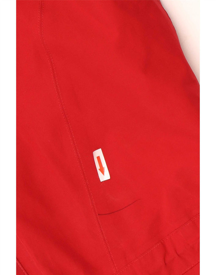Berghaus Regnjakke med hætte til mænd UK 38 Medium Rød Polyester