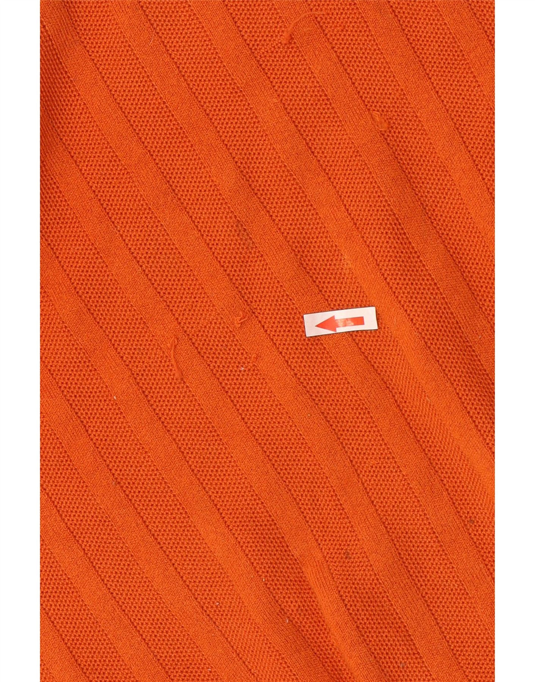 Marks & Spencer Herre Autograph Crew Neck Jumper Sweater Stor Orange Bomuld