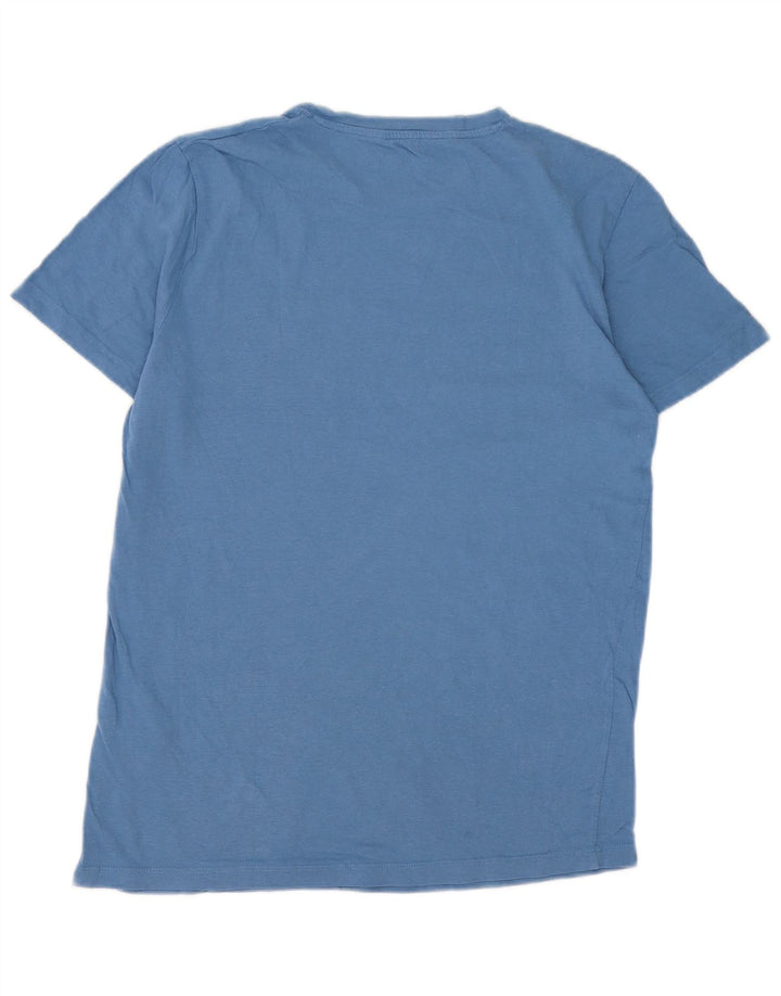 Jack & Jones Herre grafisk T-shirt Top Medium Blue Bomuld