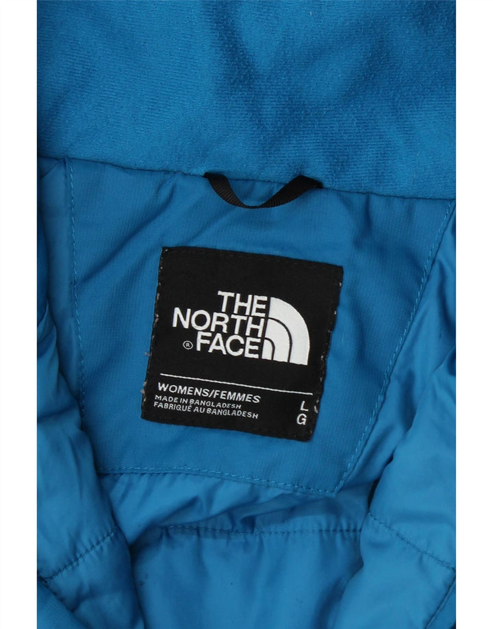 THE NORTH FACE Womens Hooded Windbreaker Jacket UK 16 Large Blue