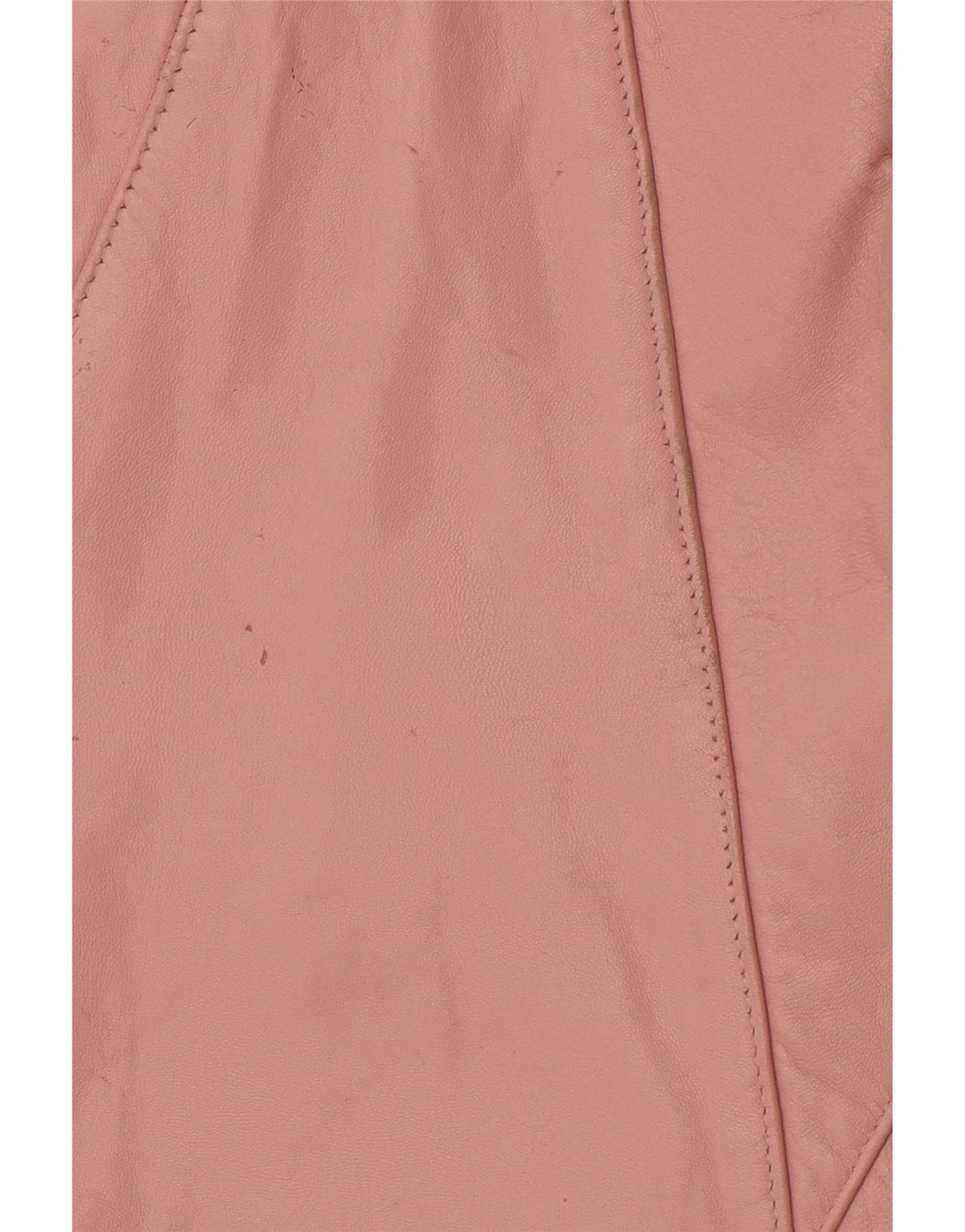 VINTAGE Womens Leather Skirt UK 10 Small W30 Pink Patchwork Leather