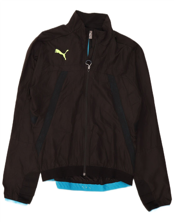 PUMA Træningsdragt til mænd Topjakke Medium Sort Colourblock Polyester