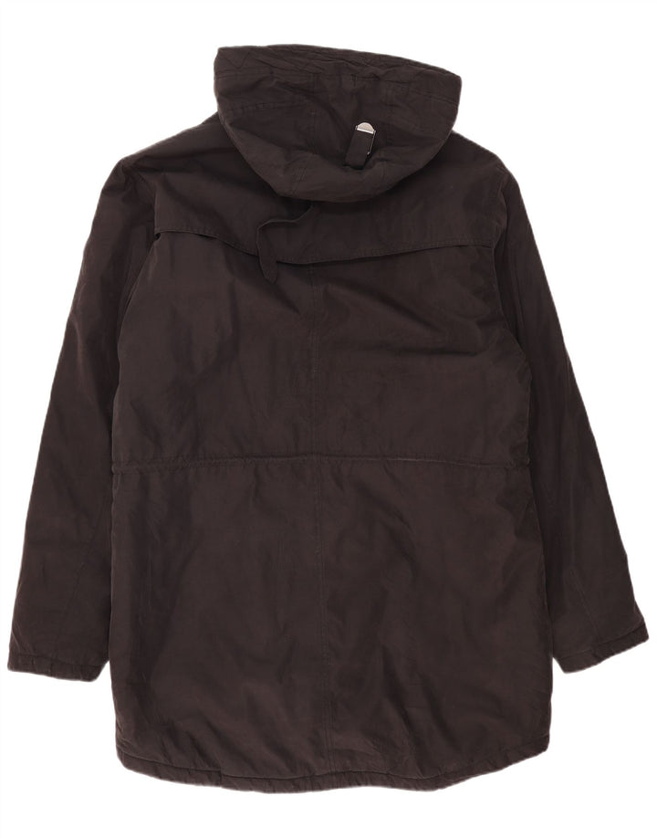 Bruno Banani Herre Hooded Parka Jacket UK 42 XL Sort Polyamid