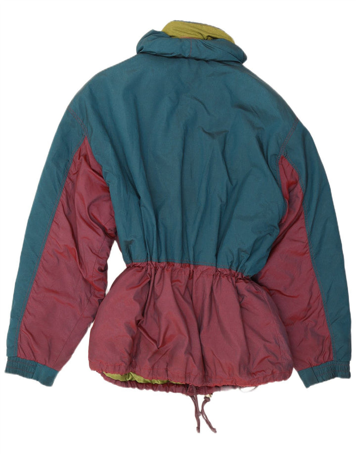 Silvy Herre Hætte Skijakke IT 52 XL Blå Colourblock Polyester