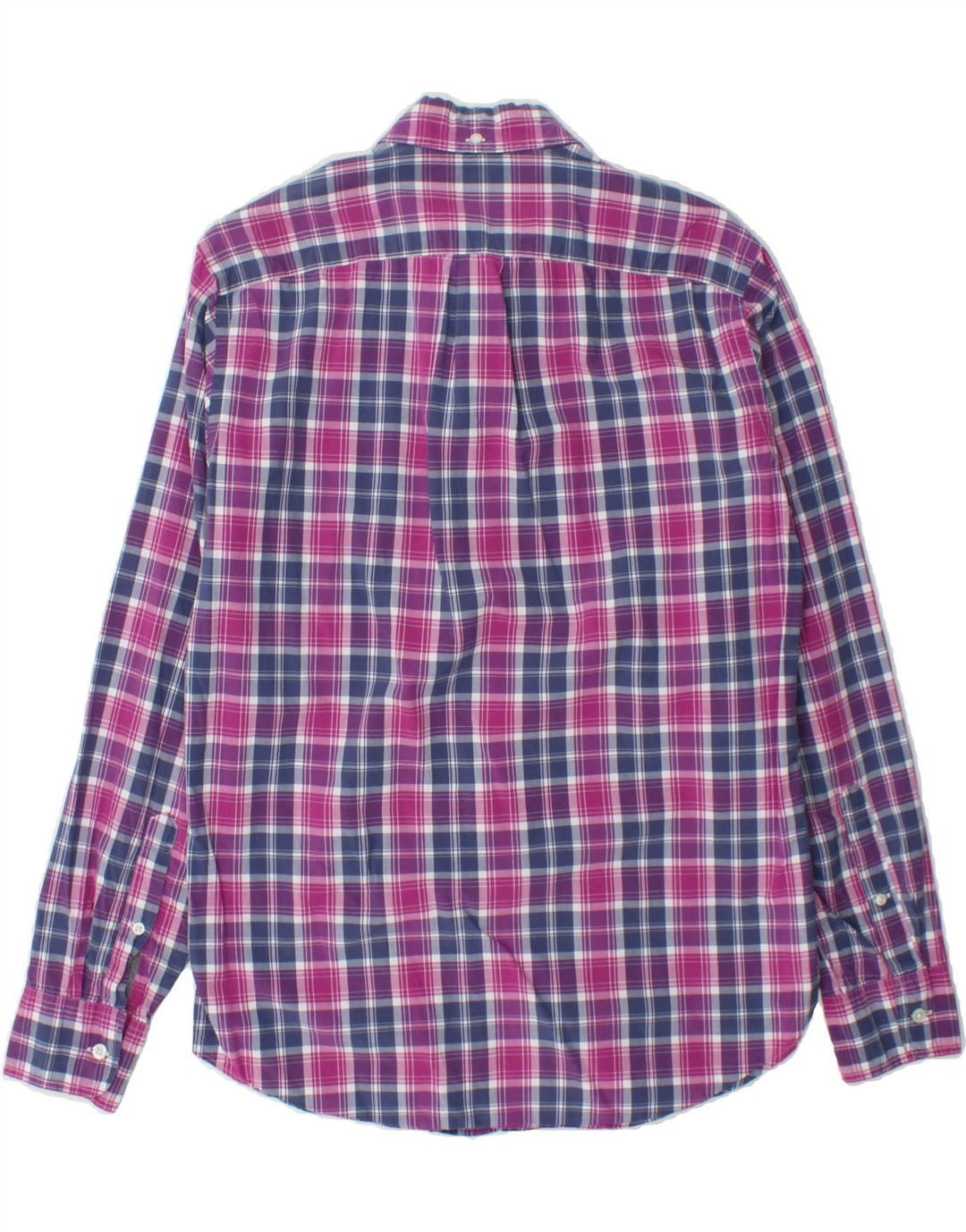 J. CREW Mens Tartan Shirt Small Purple Check Cotton Vintage J. Crew and Second-Hand J. Crew from Messina Hembry 