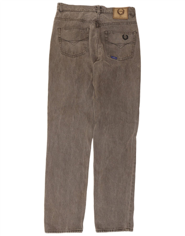 Gianmarco Venturi Straight Jeans til mænd W32 L34 Grå bomuld