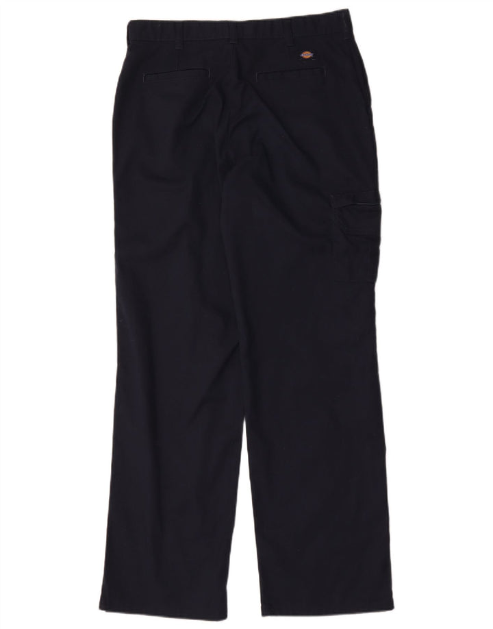 Dickies Dame Straight Cargo Bukser W32 L32 Marineblå