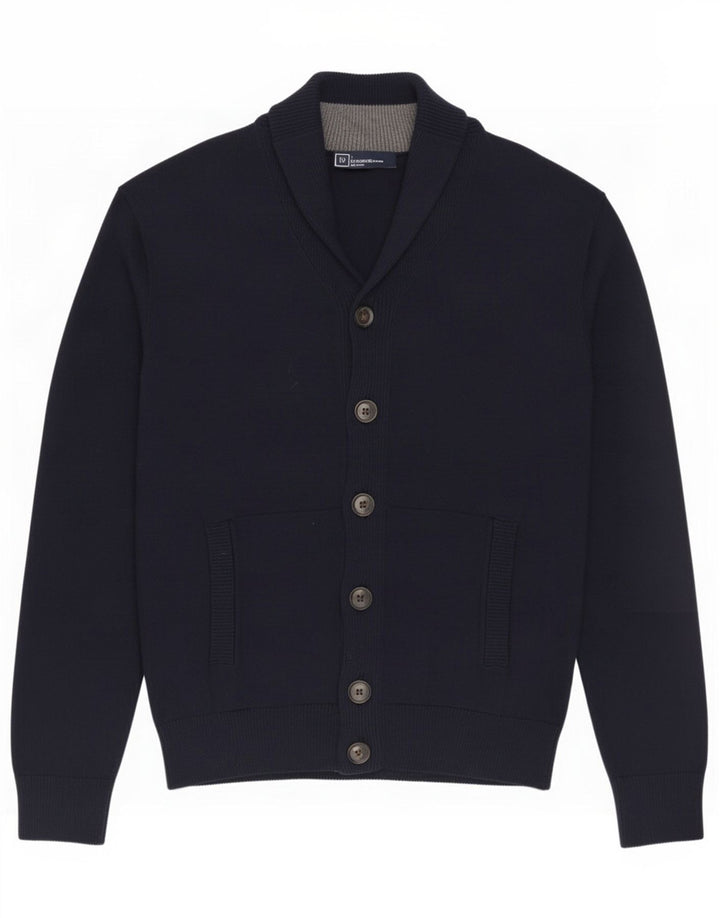 Gap Herre Cardigan Sweater Medium Marineblå Bomuld