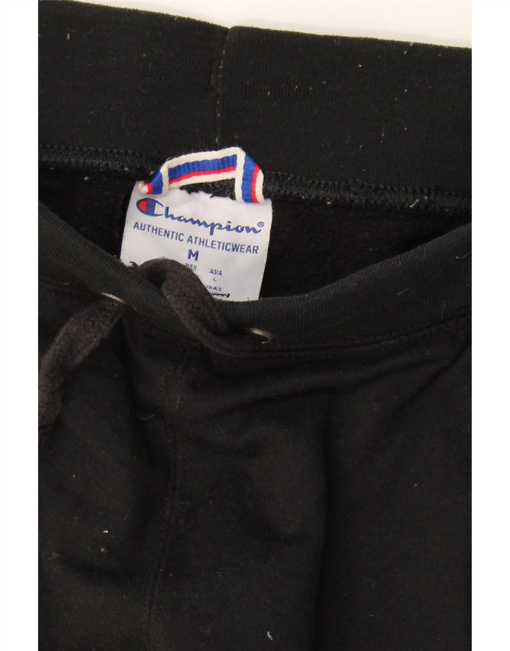 CHAMPION Womens Graphic Tracksuit Trousers Joggers UK 12 Medium  Black Vintage Champion and Second-Hand Champion from Messina Hembry 