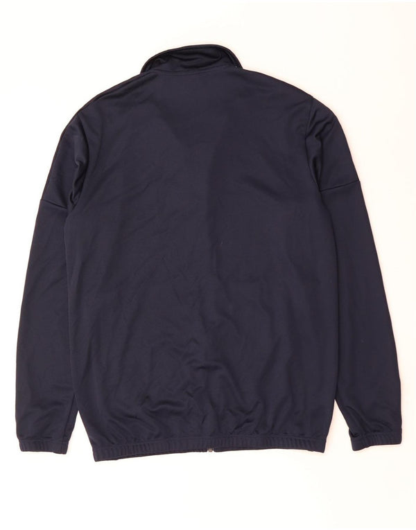 ADIDAS Træningsdragt til mænd, topjakke, stor marineblå polyester