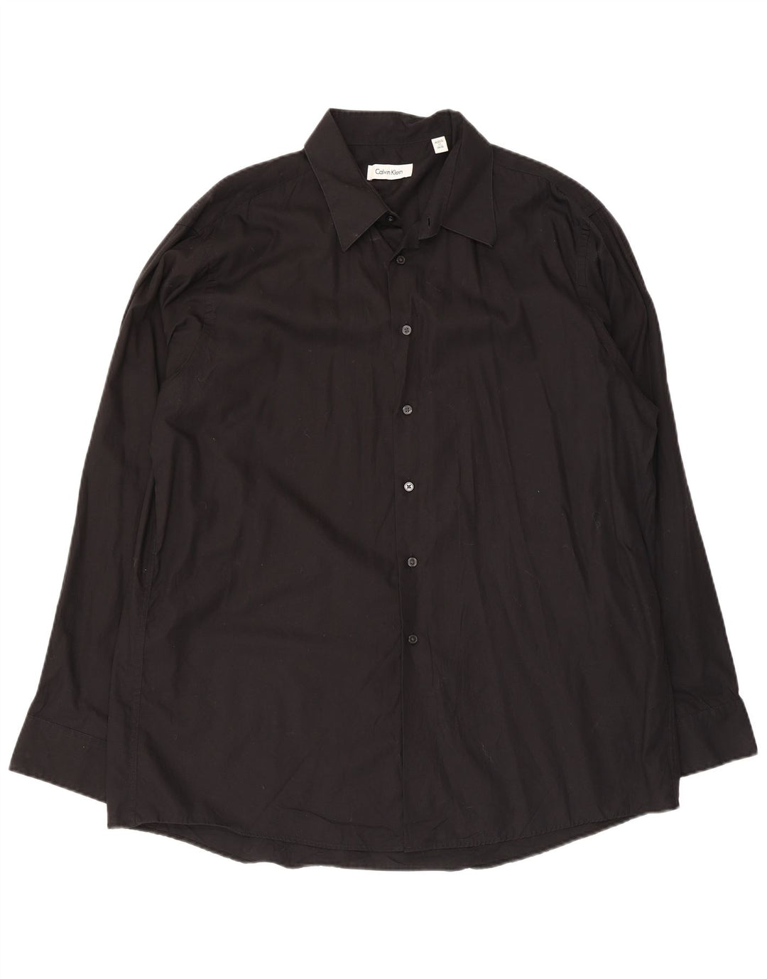 Calvin Klein herreskjorte str. 17 XL Sort bomuld