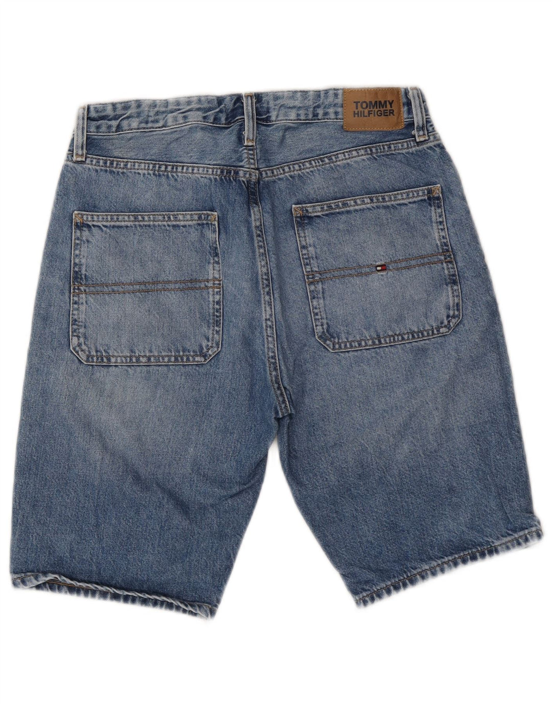Tommy Hilfiger Boys Denim Shorts 15-16 år W28 Blå