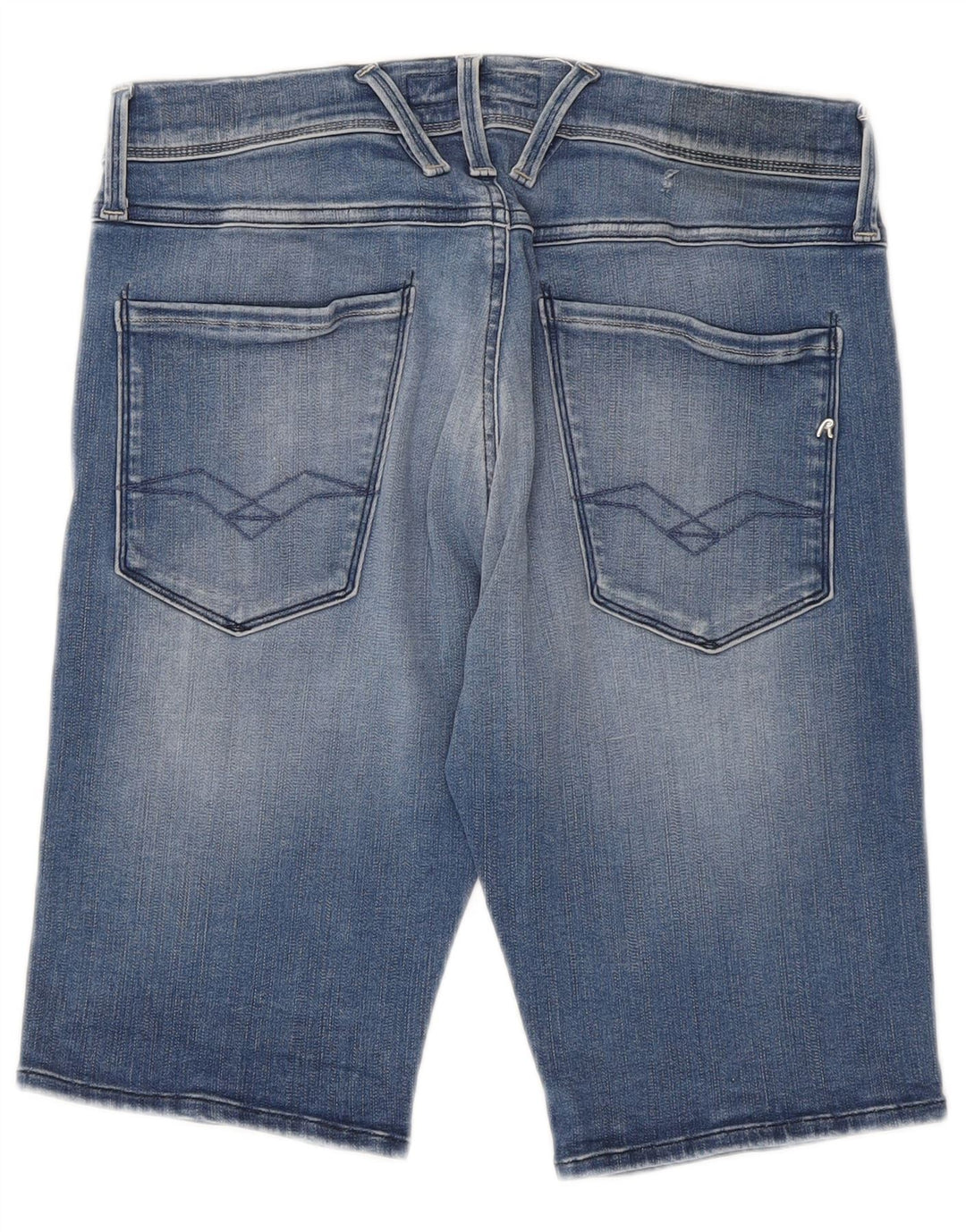 REPLAY Womens Anbass Denim Shorts W28 Medium Blue
