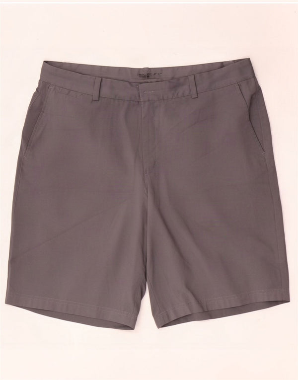 Nike Mens Golf Standard Fit Chino Shorts Large W36 Grey Polyester