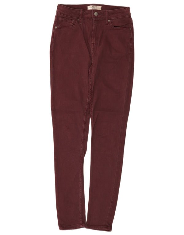 White Stuff Dame Skinny Jeans UK 8 Small W28 L29 Bourgogne bomuld