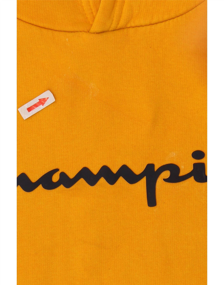 Champion Herre grafisk hættetrøje Jumper Medium Gul Bomuld