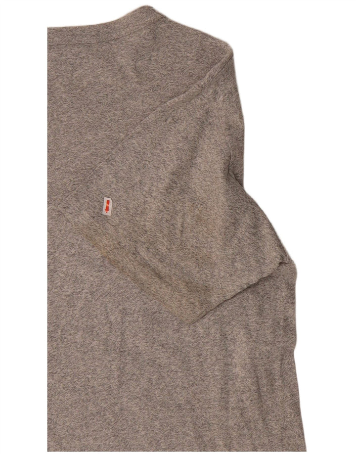 CHAMPION Womens Graphic T-Shirt Top UK 14 Medium Grey