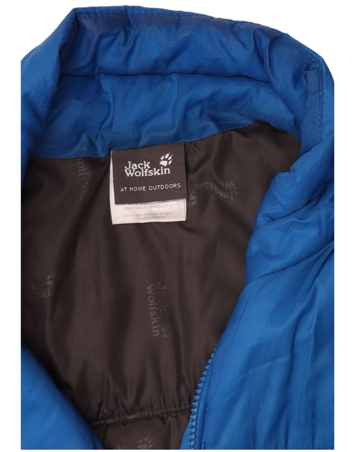 Jack Wolfskin Herre polstret jakke UK 36/38 Small Blue Polyester