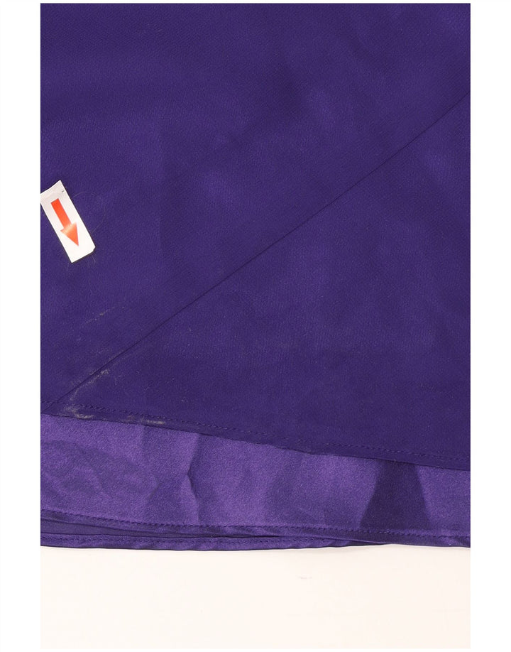 Debut ærmeløs maxikjole til kvinder UK 14 Medium Lilla Polyester