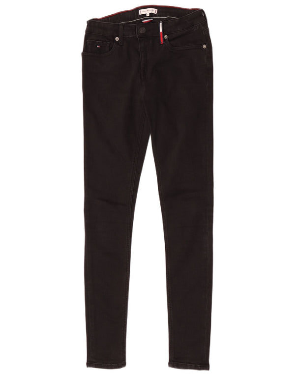 Tommy Hilfiger Slim Jeans til drenge 13-14 år W28 L30 sort bomuld