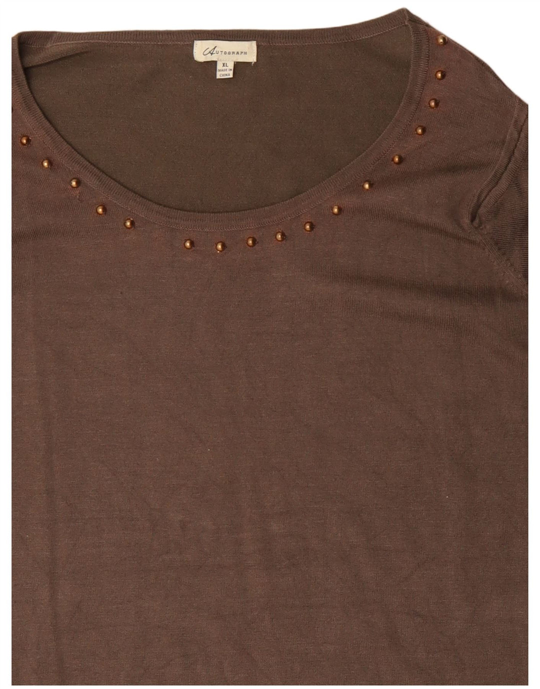 MARKS & SPENCER Dame Autograph Jumper Dress UK 18 XL Grå Viscose