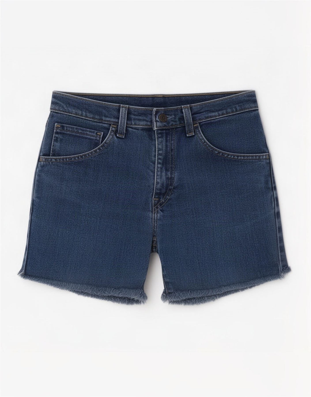 Levi's denimshorts til kvinder W28 mellemblå bomuld