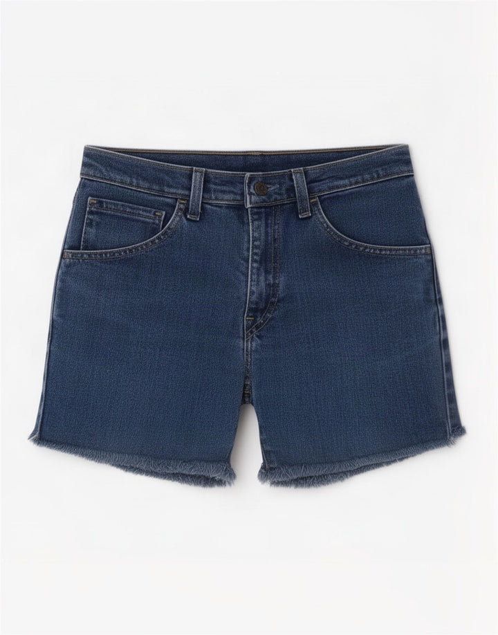 Levi's denimshorts til kvinder W28 mellemblå bomuld
