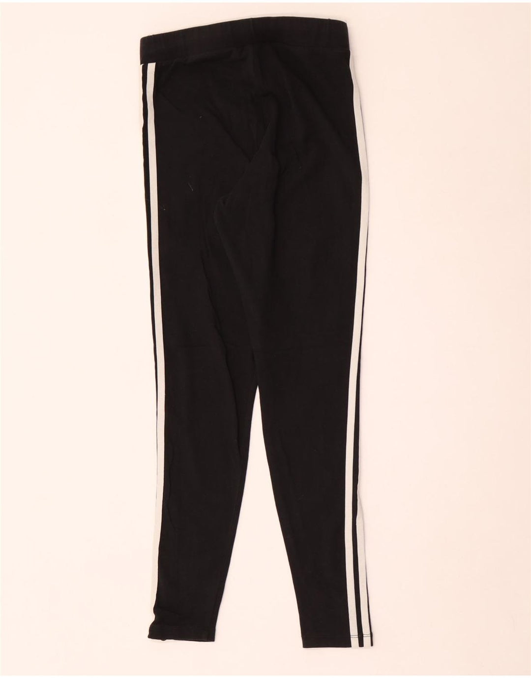 Adidas Dame Leggings UK 12 Medium Sort Bomuld