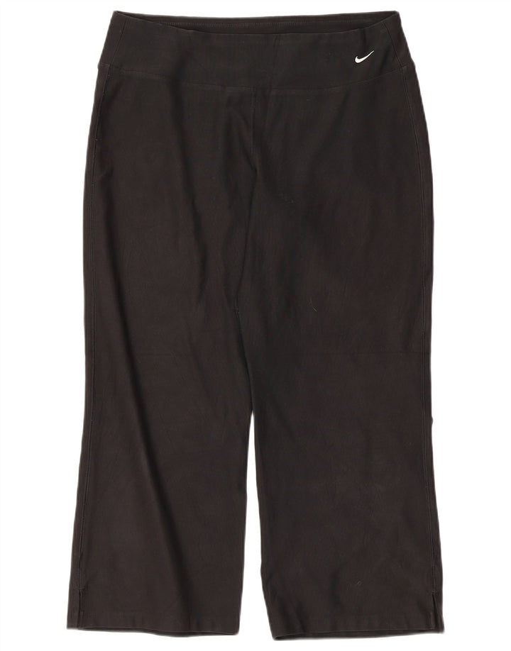 Nike Dame Capri Leggings US 8/10 Medium Black Polyester