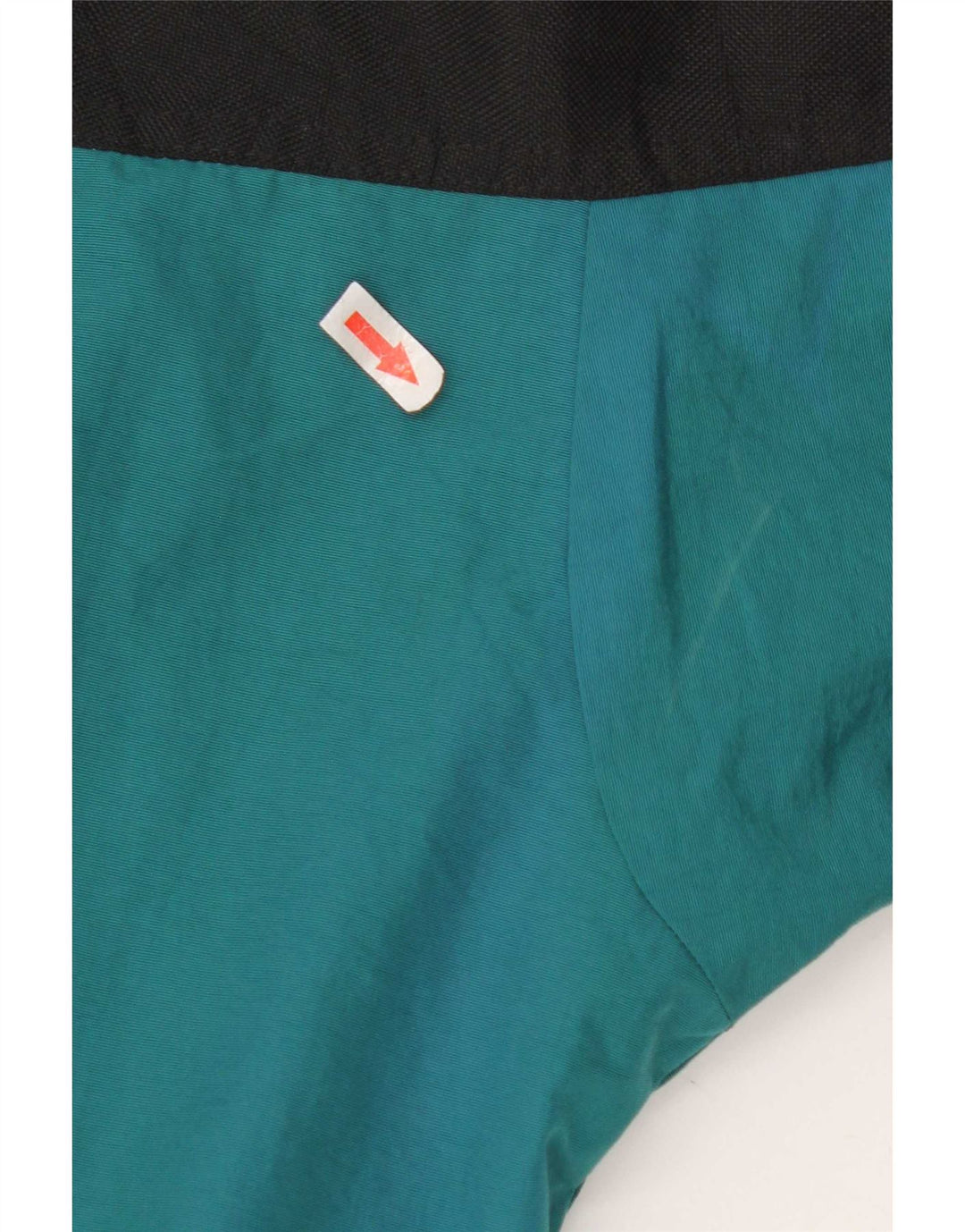 Columbia vindjakkejakke med hætte til kvinder UK 14 Medium Blue Colourblock