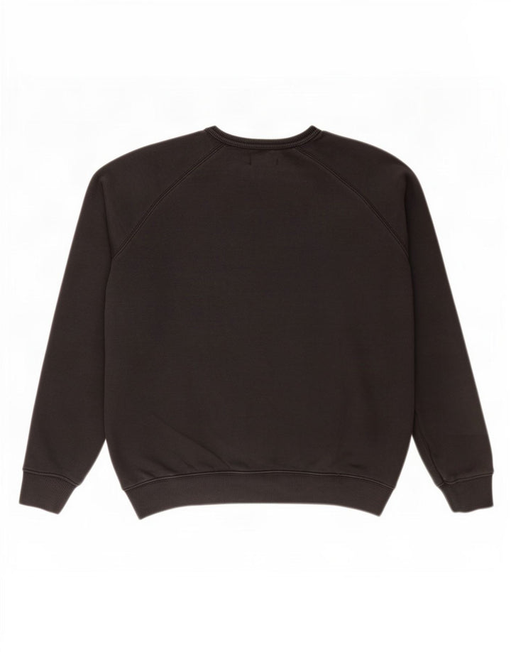 Adidas Grafisk Sweatshirt Jumper Medium Sort Bomuld