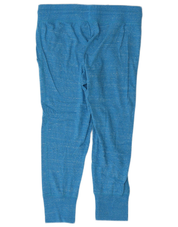 Nike grafisk træningsdragtbukser til kvinder, joggere UK 10 Small Blue Flecked