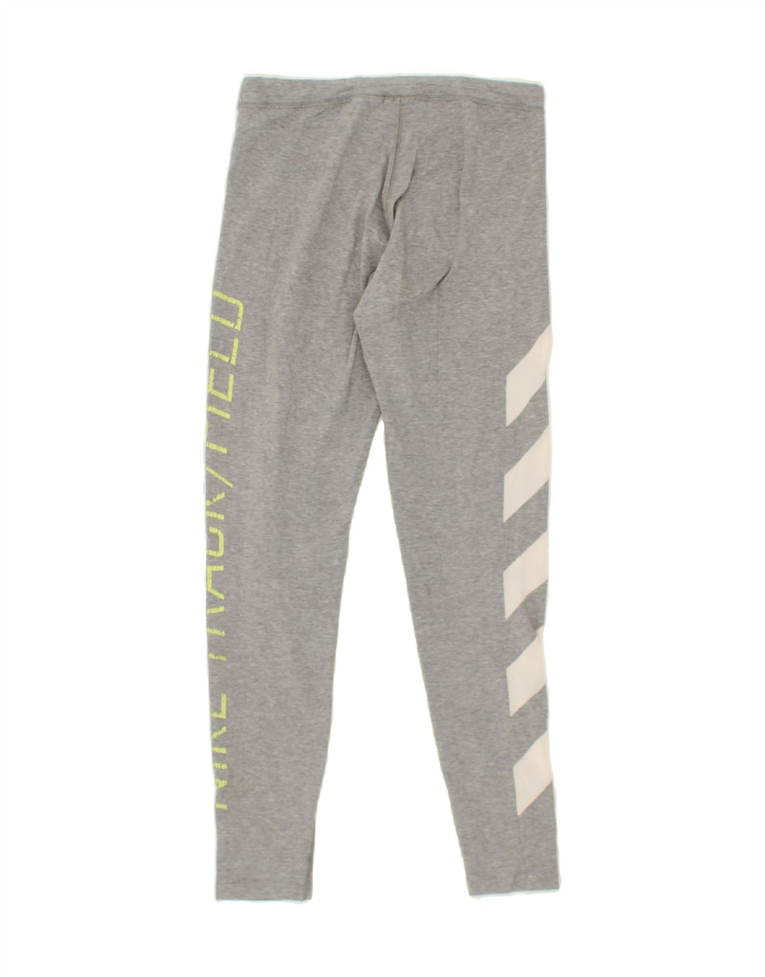 NIKE Womens Graphic Leggings UK 10 Small Grey Cotton Vintage Nike and Second-Hand Nike from Messina Hembry 