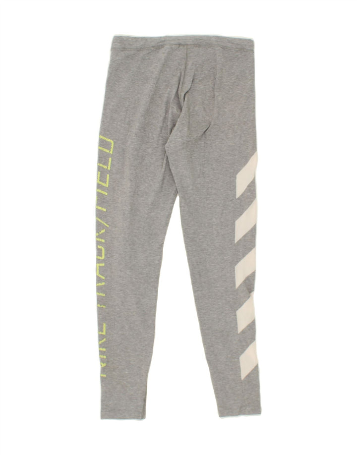 NIKE Womens Graphic Leggings UK 10 Small Grey Cotton Vintage Nike and Second-Hand Nike from Messina Hembry 