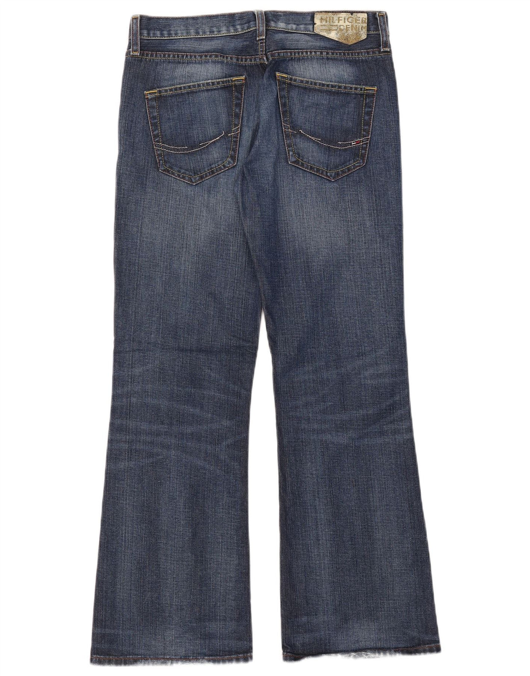 Tommy Hilfiger Dame Bootcut Jeans W29 L30 Blå Bomuld