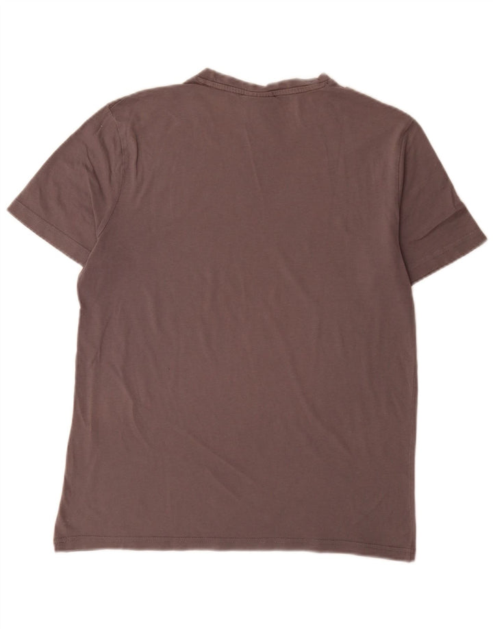 Diadora Herre Grafisk T-Shirt Top Lille Grå Bomuld
