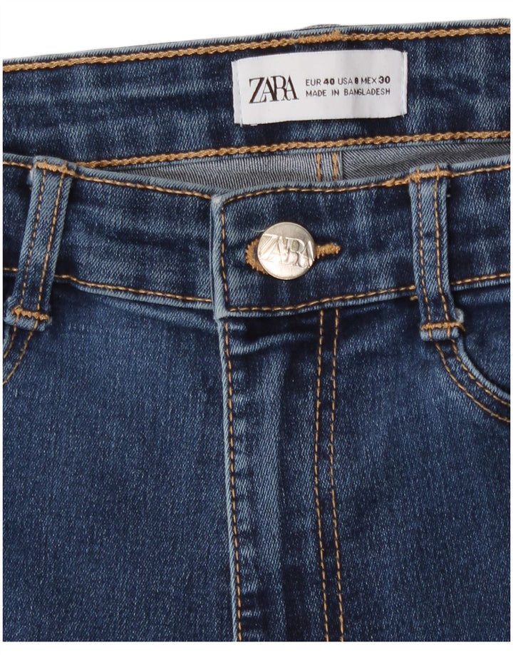 Zara Dame Skinny Jeans EU 40 Medium W30 L27 Blå