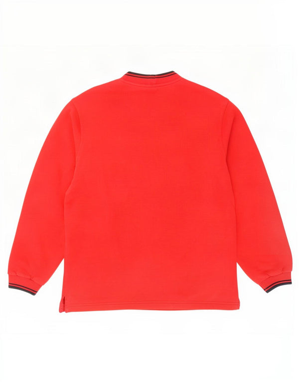 Chervo Herre Loose Fit Sweatshirt Jumper UK 32 2XS Rød