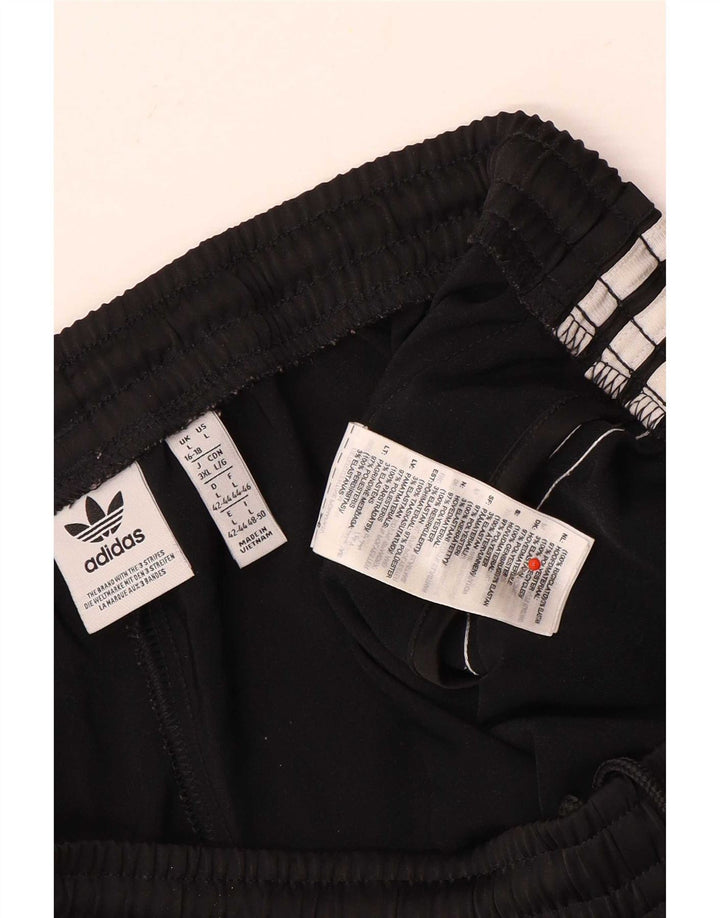 Adidas sportsshorts til kvinder UK 16/18 Large Black Polyester