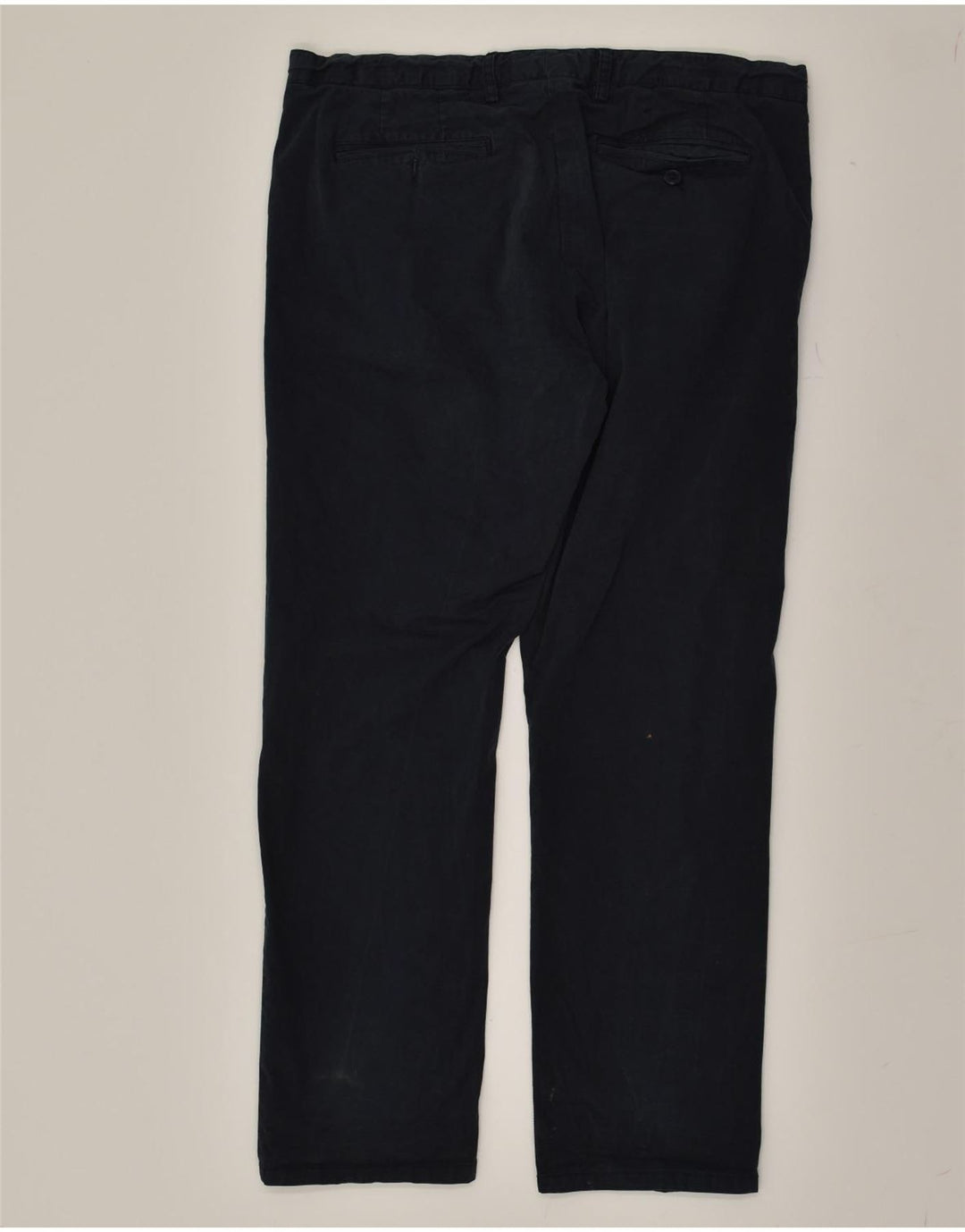 FRENCH CONNECTION Womens Slim Casual Trousers W38 L31  Navy Blue Cotton | Vintage French Connection | Thrift | Second-Hand French Connection | Used Clothing | Messina Hembry 
